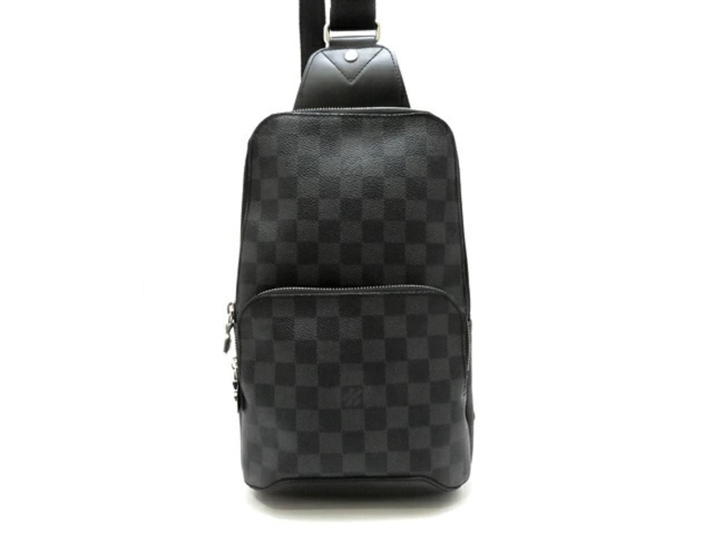 Louis Vuitton Avenue Sling Bag Damier Graphite Black